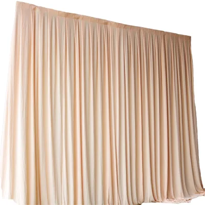 Wedding Photo Booth Backdrop Curtain Spandex Stage Background Drape for Event Party & Birthday Decorations 160gsm Curtains