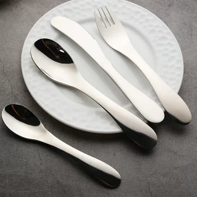 High Quality Stainless Steel Chef Knife Set Custom Children's Wedding Cake Knife for Home Use Wholesale Metal Steak Knife Set