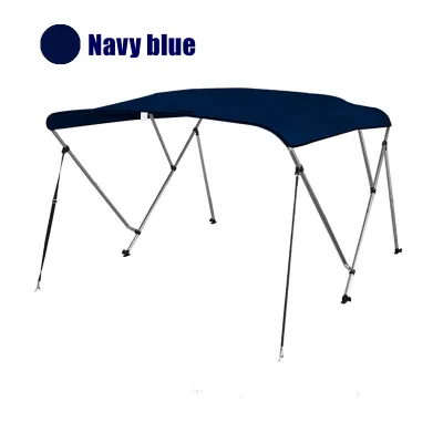 Low MOQ Custom Size Bimini Top Aluminum Alloy Frame Waterproof Oxford Fabric for Speed Boat Runabout Canopy