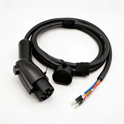 New NACS Type EV AC Charging Gun PC+PA66+GF25% Black 110V-250V 50A 5M Cable FCC/ETL Certified 10000+ Cycles for Tesla Electric
