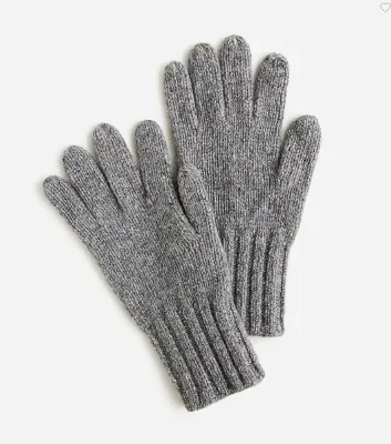 80% Lambswool 20% Nylon Thick Touchscreen Solid High Quality Men's Knitted Wool Gloves