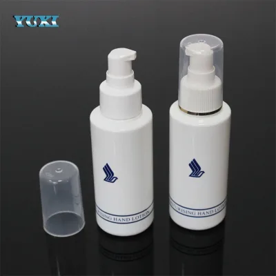 Plastic Hand Sanitizer Pump Bottle with Screw Cap 50ml and 100ml Sizes