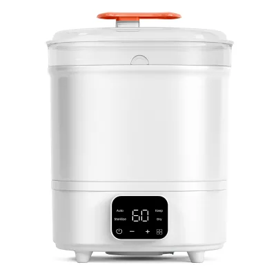 2021 Italy Style BPA FREE ODM 3 in 1 Digital Steam Bottle Sterilizer/ Dryer/Storage
