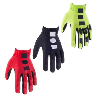 Customized Black Full-Finger Racing Gloves Breathable Nylon Cotton Waterproof L Protective Casual Outdoor Sports Insulated
