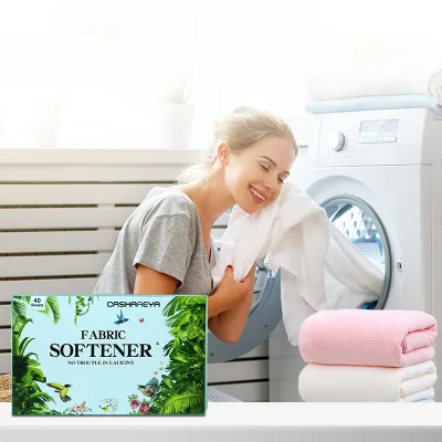 In Stock Eco-Friendly Solid Static Free Fabric Softener Dryer Sheets Anti-Wrinkle for Baby Clothes