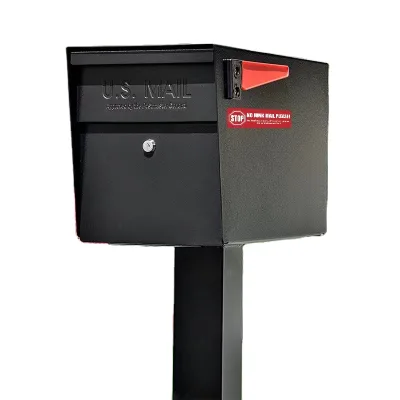 Customized Modern Large Capacity American Post Box Free Standing Steel Mailbox with Lock for Outdoor/Business/Apartment Garden