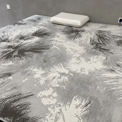 Bamboo Fiber Latex Mattress Fabric Breathable Knitted Fabric Air Layer Cool Knitted Air Layer Mattress Fabric