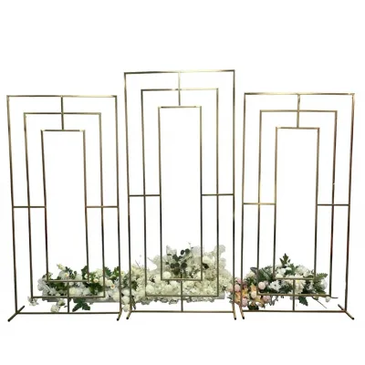 Customizable Colors Stainless Steel Arch for Indian Wedding Backdrop