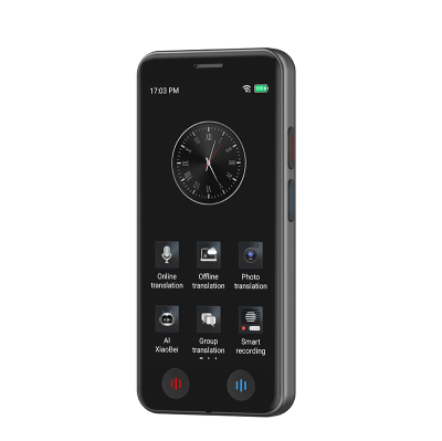 Language AI Translator Device High Accuracy Portable Online Offline Translation Offline&Recording&Photo Instant Translation