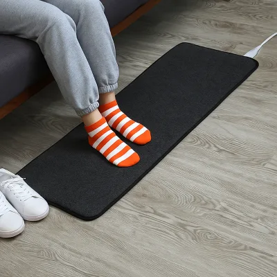European Best-Selling Smart Electric Foot Warmer - Multi-Temperature & Timer Control with LCD Display for Winter Comfort