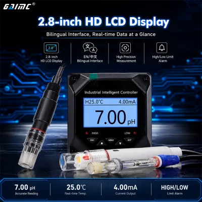 GAIMC GWQ-PH6.0 Online pH Meter for Reverse Osmosis Water Quality Measurement