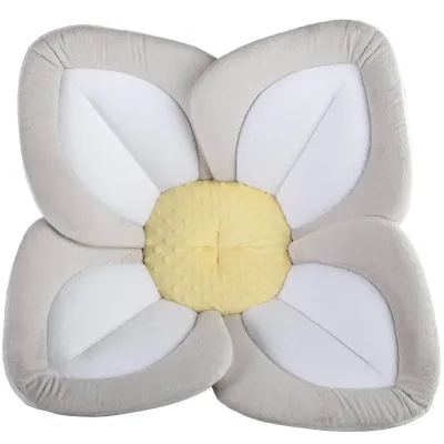 Custom Soft Baby Bath Pad Petals Baby Shower Bath Mat for Kids Newborn Bath Pad Cushion