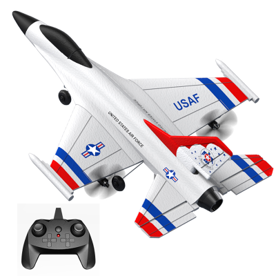 2022 EPP Aircraft Model Glider Big Foam F16 RC Airplane Two Channel Radio Controlled Gliders for Kids