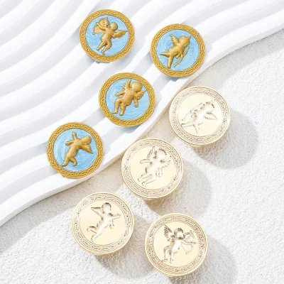 Sealing Wax Stamp Head Fire Paint Seal Head Ready-Made Pattern Solid Carving Letter for Circle Copper Head