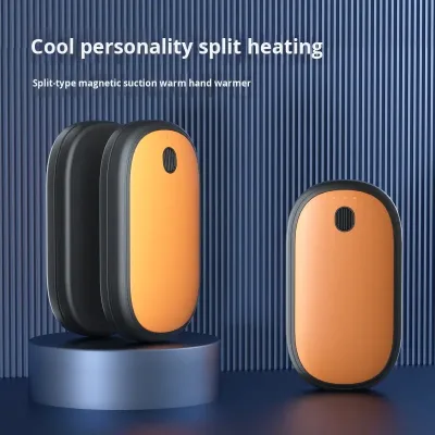 2026 New Design Split Type Portable Battery Hand Warmers USB Charging Mini Gloves Socks Magnetic for Babies Adults Household