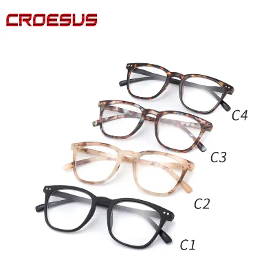 Custom New Arrival Square Frames Anti-blue Ray Blue Light Blocking Lens Gamer Reading Glasses