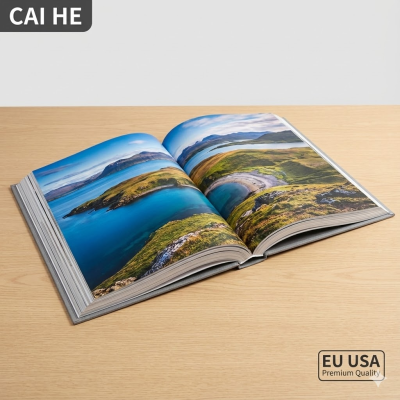 Wholesale Book Printing Custom Printing Softcover Paperback Magazine Book Printing for Publishing Company Custom Brochure