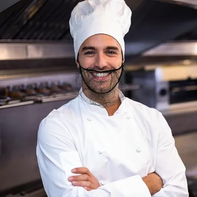 Breathable Non-Woven Disposable Beard Cover Food-Safe Lightweight Custom GSM/Sizes