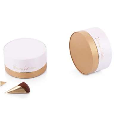 Sustainable Cardboard Tubes for Cosmetic Refill Round Cosmetic Box Custom Printing Paper Container Tubes for Cosmetic