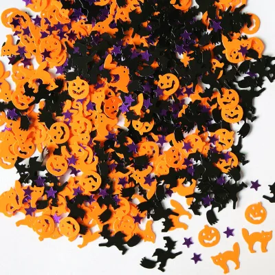 Halloween Confetti Mix confetti party table top decoration Sprinkle glitter ghost ambiance decorate shredded paper Party confetti