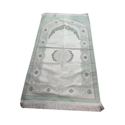Modern Washable Polyester Prayer Mat Cushioned Area Rug for Exercise Camping Living Room Hotel Hallway Use