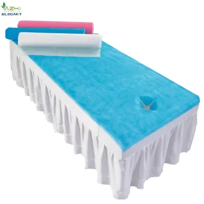 OEM Manufacturer Company  Medical Bed Sheets  Spa Bed Cover Massage Table Sheet Disposable Non Woven Bed Sheet