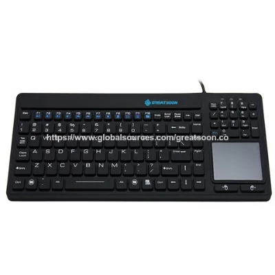 OEM ODM Manufacturer Waterproof Silicone Rubber Keybaord with Touchpad