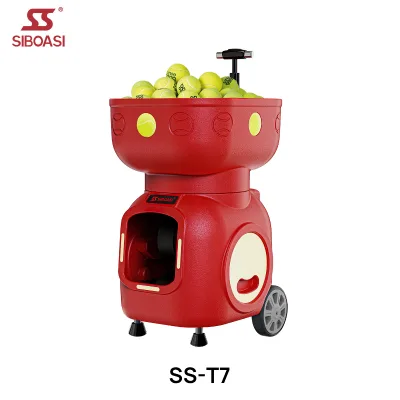 sw11 Professional Tennis Ball Machine Launcher for Training, Portable & Durable, Tennis Ball Feeding Machine for Tennis Courts