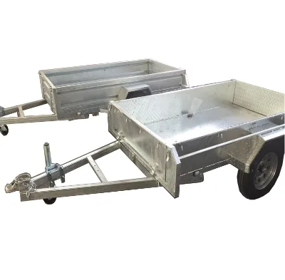 Hot Dip Galvanized Car Carrying Trailer with Double Axle