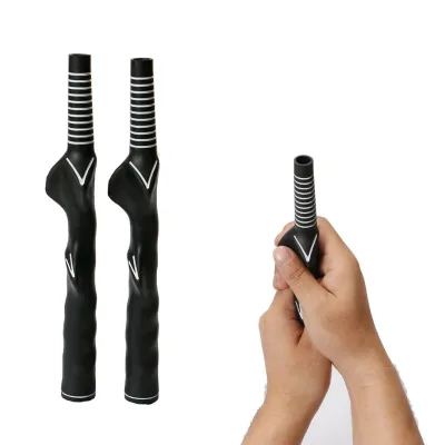 CRESTGOLF Factory Coaching Golf Swing Training Aids Golf Rubber Grip Left and Right Hand Auxiliary Practice Teaching Aids