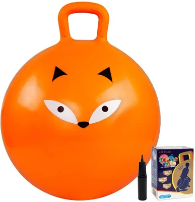 18/22 Inch Orange Fox Hopper Ball Toy