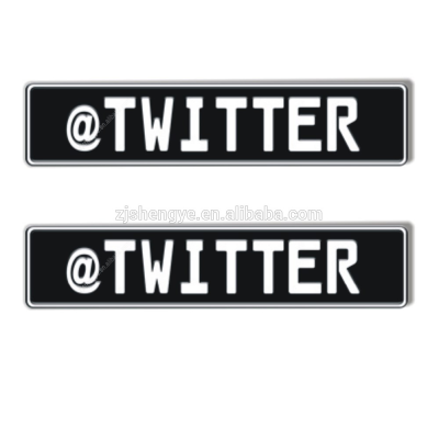 Factory euro embossing decorative high security quality reflective film car licence plates