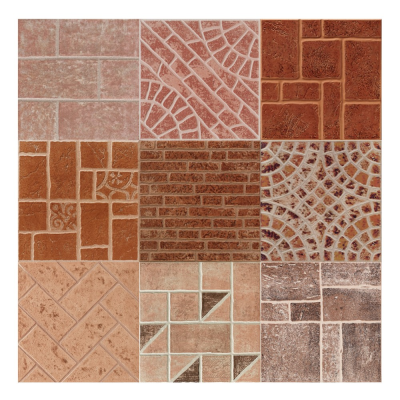 Pattern Like Pile of Bricks Floor Tiles 30*30