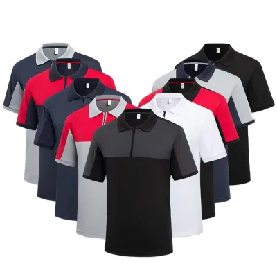 Wholesale Custom Design 100%Polyester Quick Dry Work Uniforms Polo T Shirts
