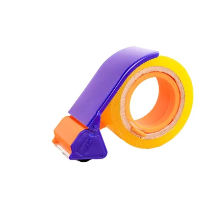 Hand-held Tape Dispenser Cutter Machine for Logistics Packaging 4-6mm Transparent Tape Large Cutter Model 1001 Color Box