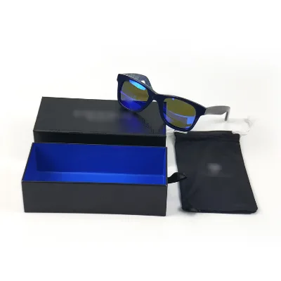 Custom Print Luxury Rigid Box Sunglasses Rigid Packaging Sun Glasses Eyeglasses Gift Box with Lid