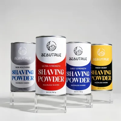 Shaving Powder Organic Men Facial Care Smooth Shaving Foam Beard Grooming Shaving Cream Sensitive Skin Soft Skin Shaving Kit