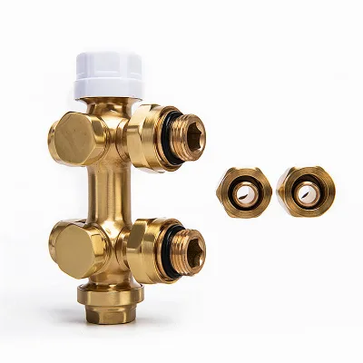 AVONFLOW OEM Factory Brass Four-way Six-way Temperature Control Valve Body Manual Radiator Valves