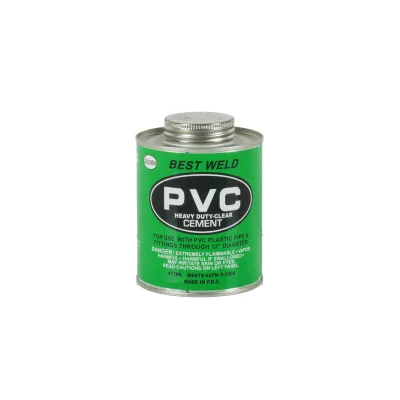 PVC Weld Cement, Waterproof Construction Adhesive for Heavy-Duty PVC Construction and Maintenance