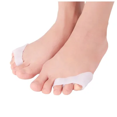 JOGHN Footcare Milk White Flip Flops Bunion Toe Protector Gel Toe Separator Bunion Corrector Hot Selling Elastic Corrector