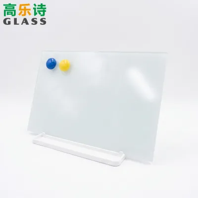 Frosted Glass Desktop Whiteboard 20x30cm Magnetic Dry Erase Board with Adjustable Stand for Office Desk OEM/ODM 20+yr Factory
