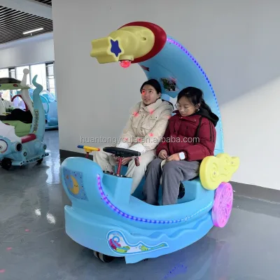 Shopping Mall Electric Luminous Moon Boat Bumper Car Children's Toys