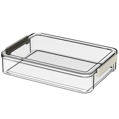 GREENSIDE Plastic Exam Paper Storage Box Minimalist Style Transparent A4 Document Holder Household Registration Booklet Shaped