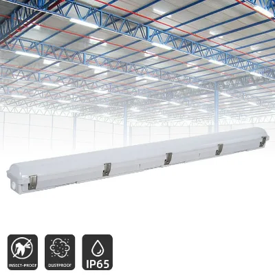 Hot Sale Indoor School Hospital Lighting Surface Mounted Smd Led Vapor Lamp 4ft 40w 60w Triproof Light Waterproof Light