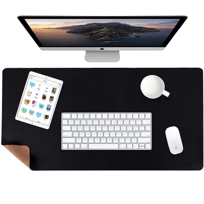 Desk Mats Pvc Cork Leather Mouse Pad New Customized Support PVC Pu Large Size Waterproof Ce Office Stock 1 Pcs/opp Bag KLD00569