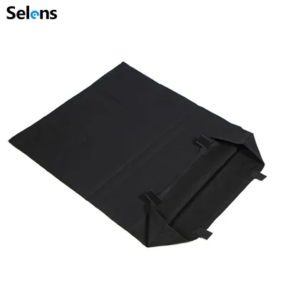 Selens 60x75cm 24x30in Solid Black Replacement Fabric Light Blocking Studio Flag Panel Scrim Skin for Photo Video Lighting
