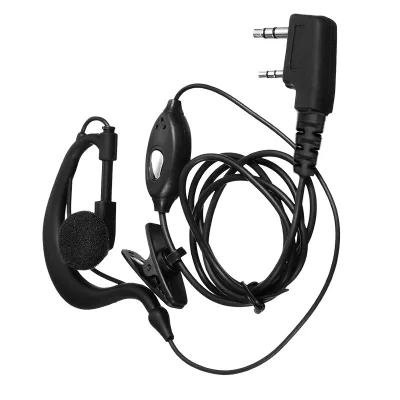 Over-Ear ANC Walkie Talkie Headset Built-In Microphone 120cm Cord Compatible Baofeng UV5R/888S/UV-82HP Kenwood 2-Way Radios