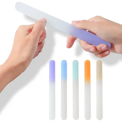 Promotion Gift Double Side Graded Glass Nail File Unisex Ultra Quality Manicure Care Tool Fingernail Files