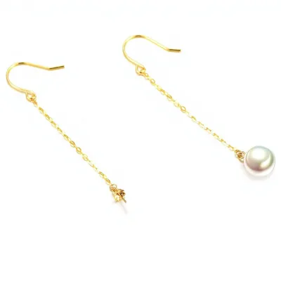 Ehao Jewelry 18k Gold O Word Ear Hook Simple Earrings Accessories From Shenzhen