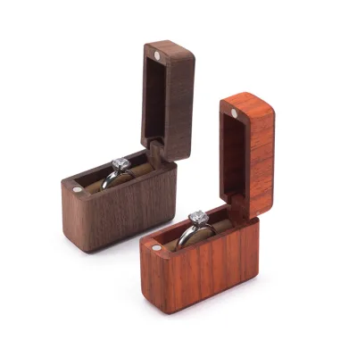 Luxury Wood Engagement Ring Box